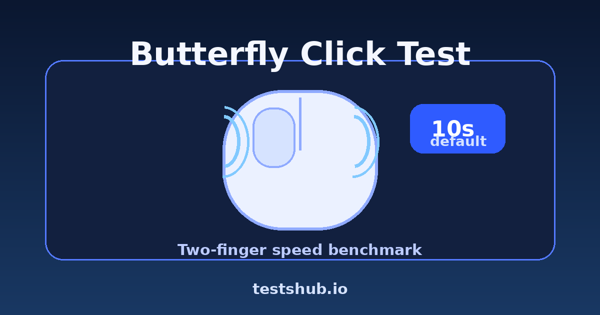 Click Test Printable Butterfly Click Test - 10 Second Butterfly Clicking Test Online ...